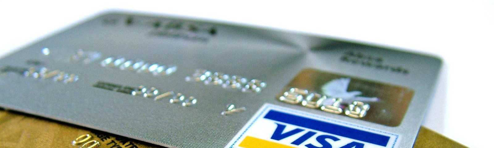 Blurry close-up photo of credit cards