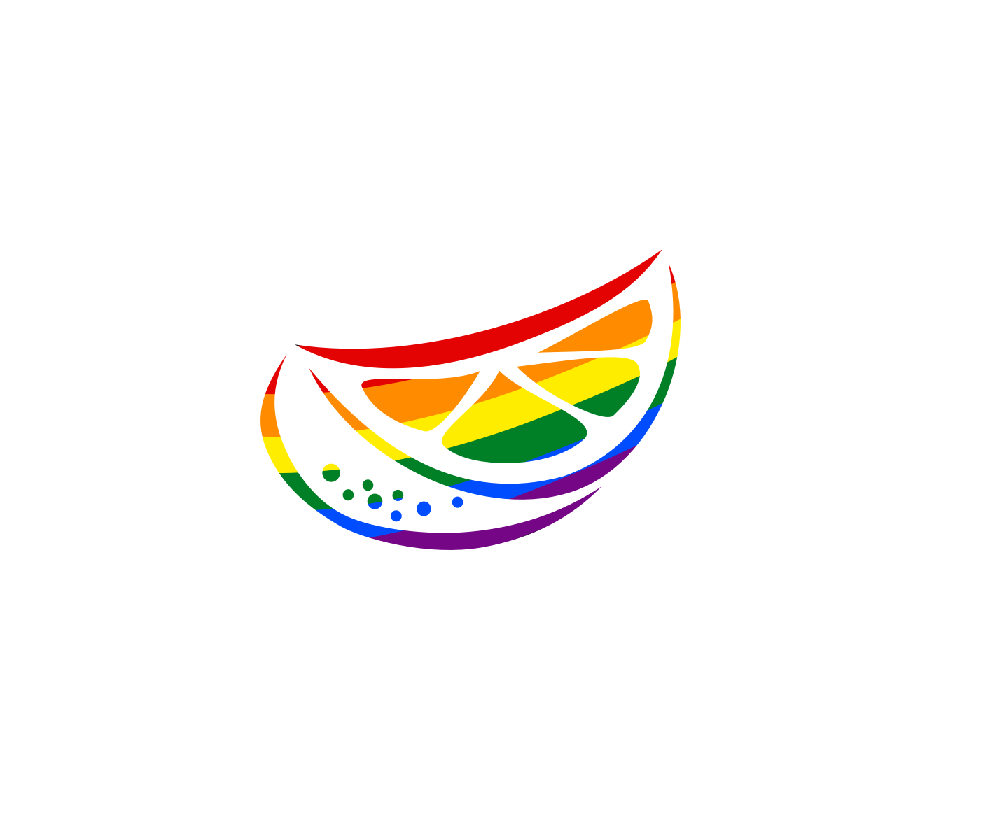 silverorange slice logo with rainbow colors